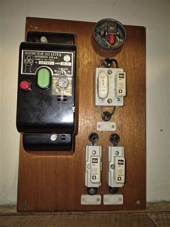 Tableau électrique vétuste sans DDR 30mA